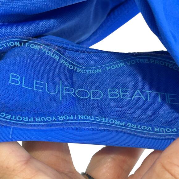 Bleu by Rod Beattie Molded-Cup One-Piece Swimsuit Blue Women's 14 NWT - Picture 7 of 10